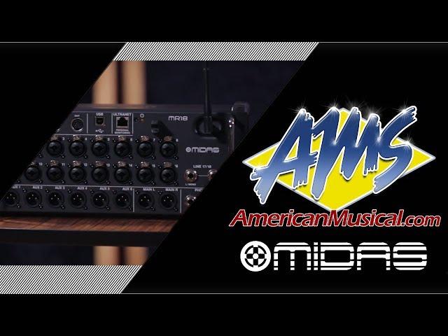 Midas MR18 Overview - Midas MR18 Rackmount Tablet-controlled Digital Mixer