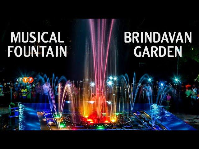 Musical Fountain Brindavan Garden Mysore | Musical Fountain Show near Mysore