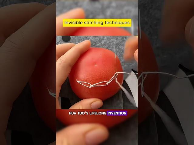 Invisible, stitching techniques