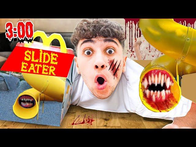 GECE 3'te MCDONALDS 'DAN SLİDE EATER  SİPARİŞİ VERMEYİN !! (Slide Eater Gerçek Hayatta)