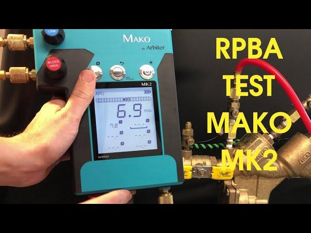 RPBA Test Using the MAKO MK2 2-Valve Test Gauge