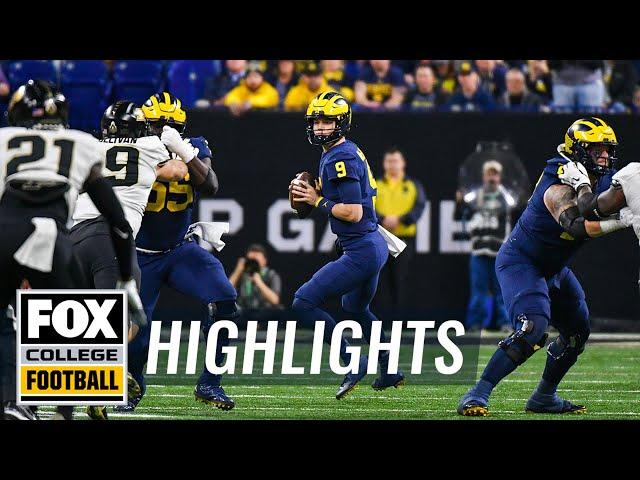 No. 2 Michigan vs Purdue Highlights | Big Ten Championship | CFB on FOX