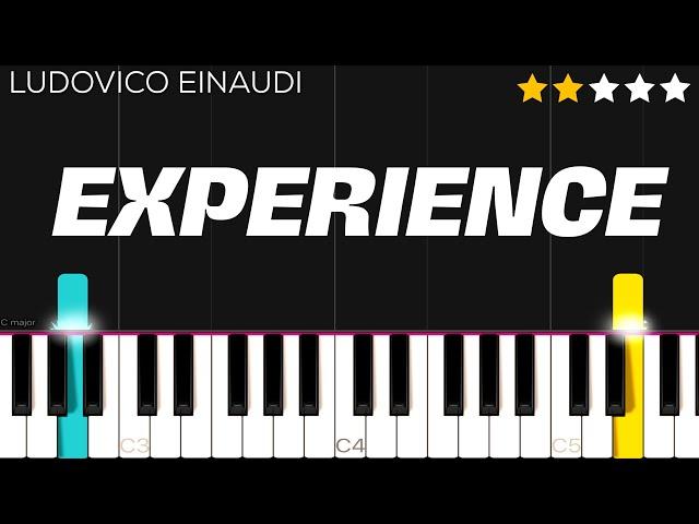 Ludovico Einaudi - Experience | EASY Piano Tutorial