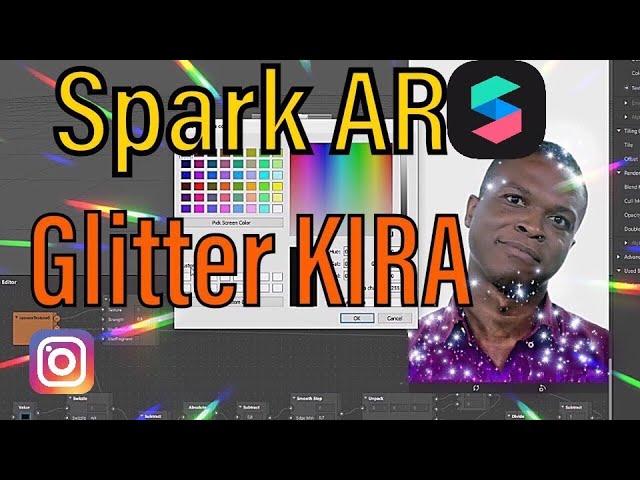 КАК СДЕЛАТЬ МАСКУ KIRA/ГЛИТТЕР/Spark AR/Маски для инстаграм.