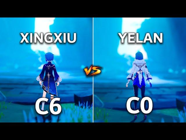 C0 Yelan vs C6 Xingqiu!! Who is the best ?? | Genshin Impact |