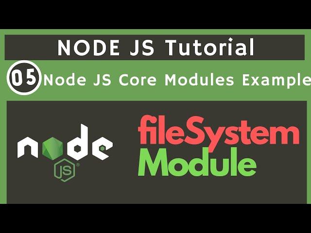 05 Node JS with Core Modules Example | Node JS Complete Tutorial | UiBrains | NAVEEN SAGGAM