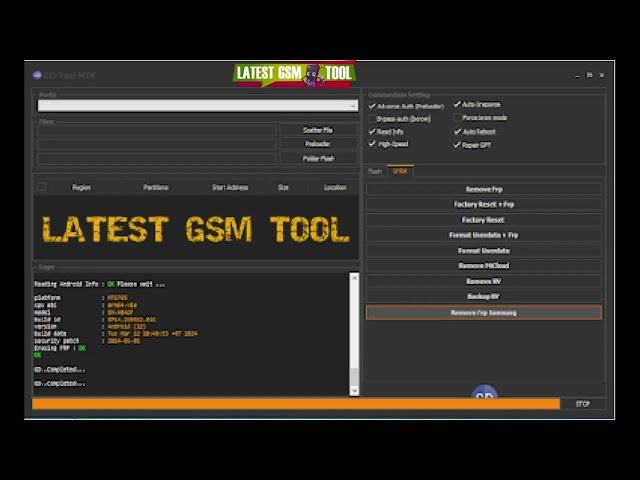 GD UNLOCK MTK TOOL 2024 | Oppo, Vivo, Xiaomi, Samsung, Huwavi Unlock Tool | MTK MOBILE FRP REMOVE