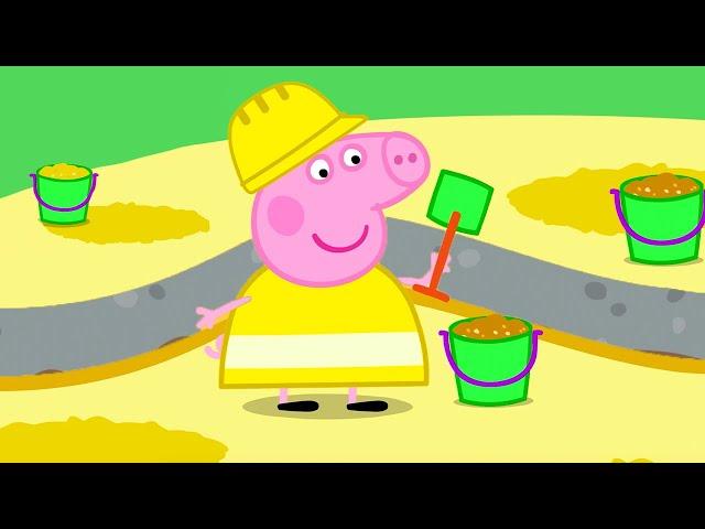 Peppa Builds A Road!  | Peppa Pig Tales Full Episodes