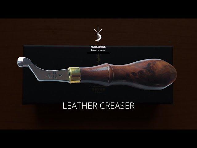 Yorkshine leather creaser, edge creasing tool quick review