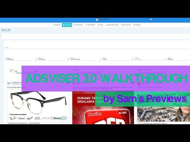 Adsvisor 3 Demo by Sam's Previews