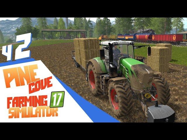 Заготовка тюков соломы - ч2 Farming Simulator 17