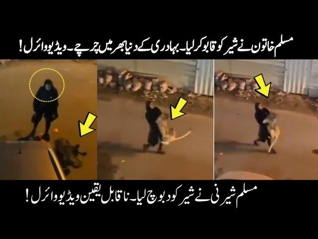 Muslim Girl Catches Lion Most Viral Video From Kuwait | Power of Muslim | Viral Reality