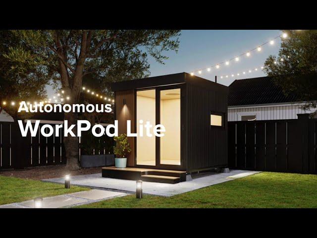 Autonomous WorkPod Lite - A more affordable backyard room