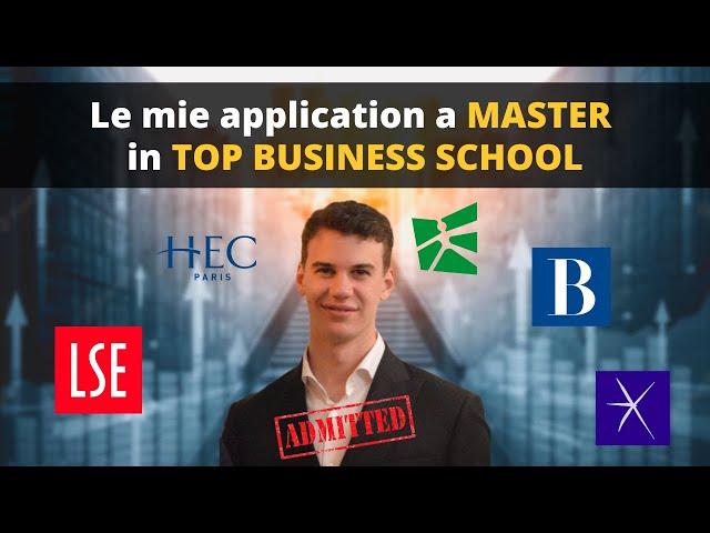 La mia strategia di application ai Master (2 offerte TIER 1)