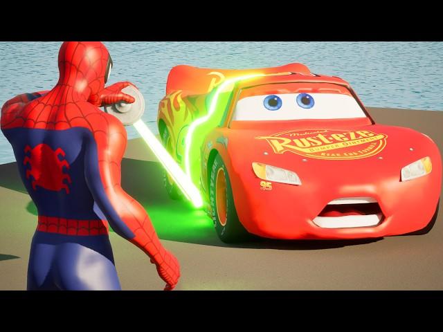 Epic Escape From Spiderman Amazing Maze from  Lightning Mcqueen #7