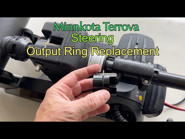 Minn kota Terrova trolling motor repair. Steering sleeve replacement. 2022 Model