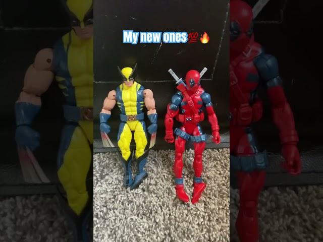 New vs old Deadpool and wolverine toys . #shorts #deadpool #wolverine #xmen #shorts #toy #foryou￼