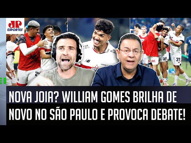 "Esse garoto vai valer UMA FORTUNA! E NÃO VAI SER SURPRESA se o São Paulo..." William Gomes ELOGIADO