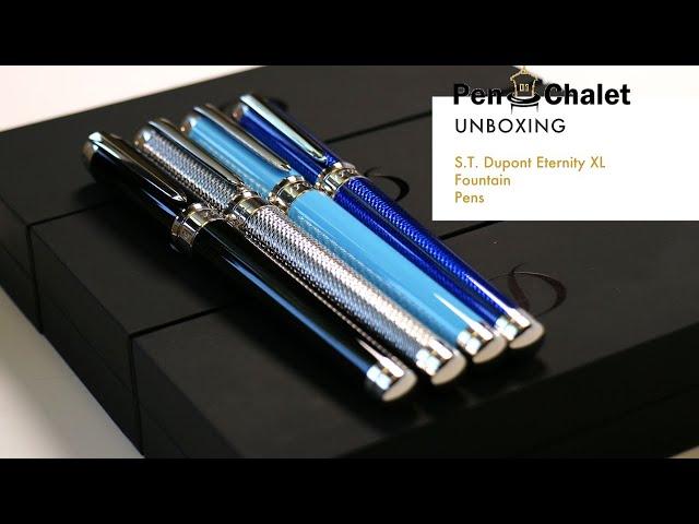 A Luxury Writing Experience with the S.T. Dupont Eternity XL Fountain Pens!