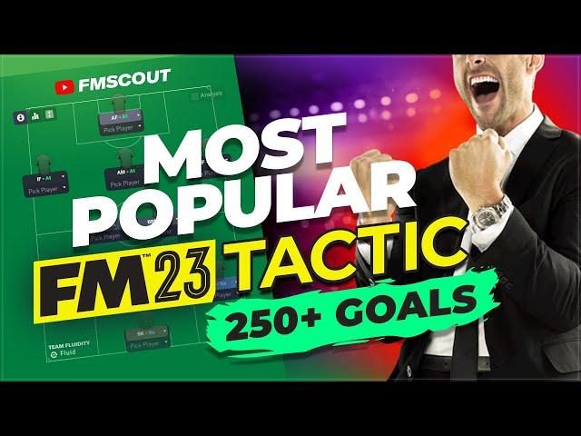 BROKEN Tactic Scores 250+ GOALS A Season!  | Best FM23 Tactics