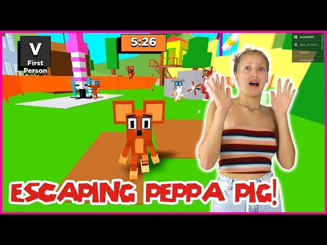 TRYING TO ESCAPE PEPPA PIG'S HOUSE!