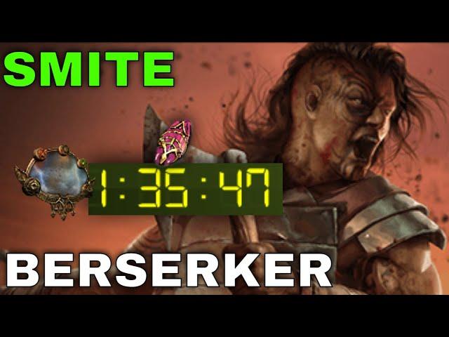 Very Fast Leap Slam - Smite Berserker Leveling - 13 Mirror Budget - Project Speedrun [PoE]