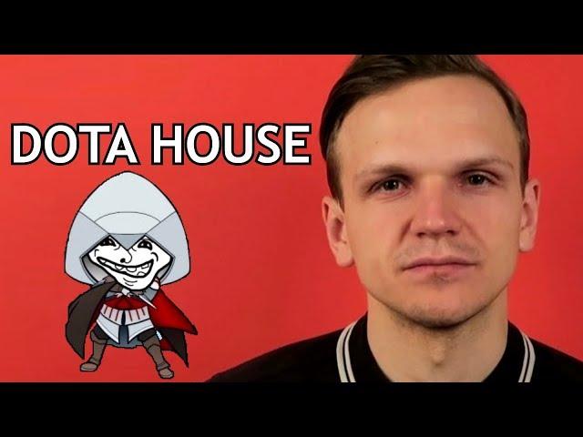 ДМИТРИЙ ЛАРИН СМОТРИТ АЗА#ZLO - DOTA HOUSE [SONG] - AZAZIN KREET