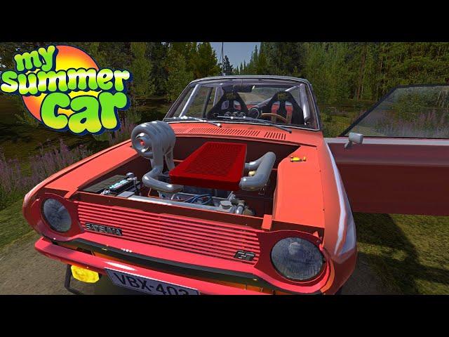 SATSUMA TURBOCHARGER - 300 KM/H? EASILY - My Summer Car #192 (Mod) | Radex