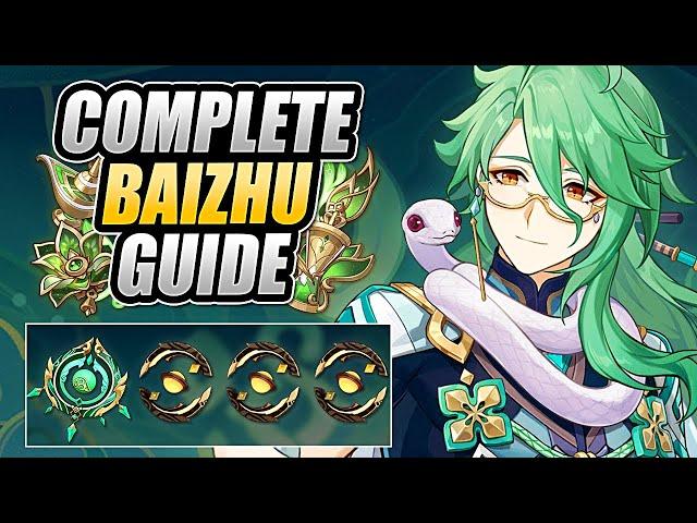 BAIZHU COMPLETE GUIDE | Optimal Builds, Weapons, Artifacts, Team Comps | Genshin Impact