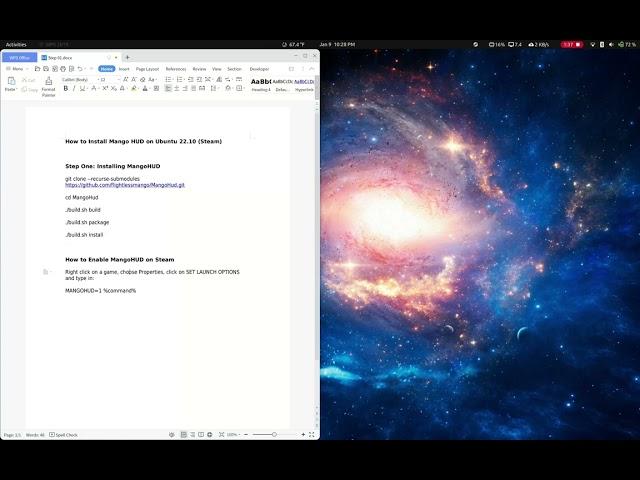 How to Install MangoHUD on Ubuntu 22.10 Steam