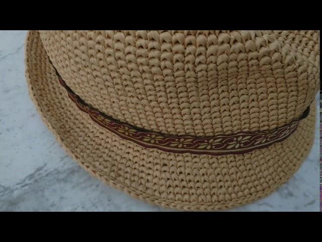 Women's classic Trilby hat