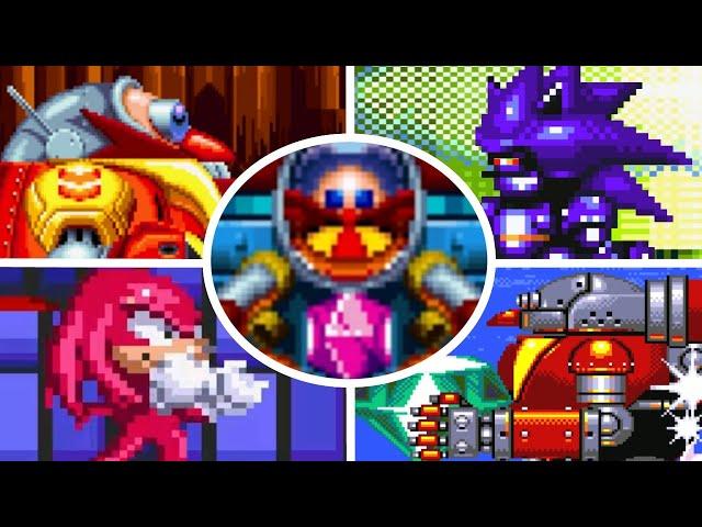 Sonic 1, 2, 3&K, CD & Mania - All Bosses (No Damage)