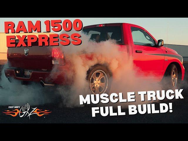 Factory Muscle Truck gets Faster! Stacey David's Ram 1500 Express DRAG'N'WAGON Full Build on Gearz