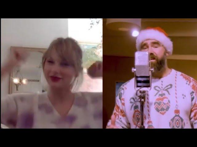 Taylor Swift Reacts to Jason Kelce's Emotional Tribute to Travis Kelce in His New Christmas Song