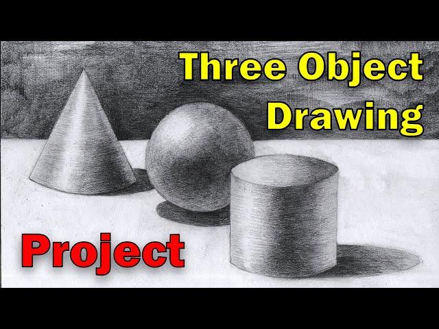 Three Objects - A simple still-life