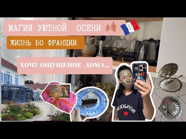 19.VLOG из ФРАНЦИИ.Создаем КОМФОРТ дома.УЮТНАЯ и КРАСИВАЯ осень