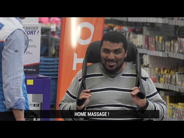 The "wow" effect of the massage belt #HiddenCamera // Aptonia Decathlon