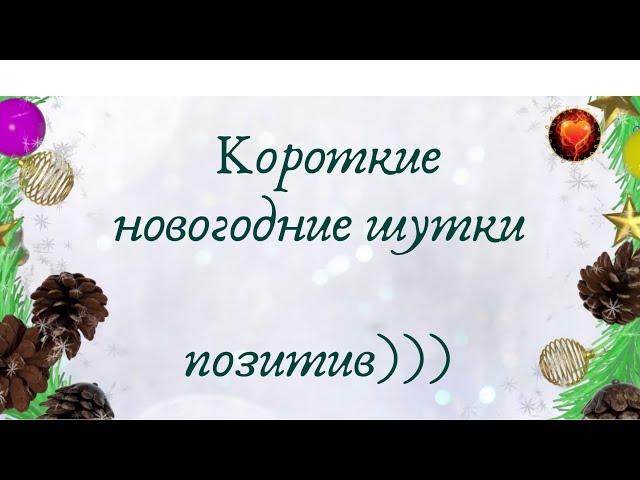 Смех! Юмор! Улыбки! КОРОТКИЕ НОВОГОДНИЕ ШУТКИ!!!! Позитив)))