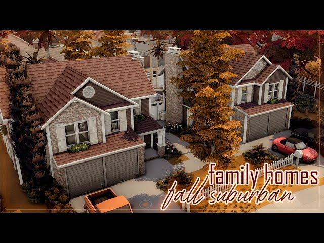 Семейные дома | Симс 4: Строительство | Two Family Homes | The Sims 4: Speed Build