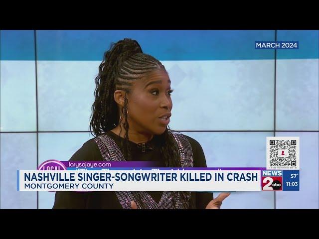 Singer-songwriter killed in crash on I-24