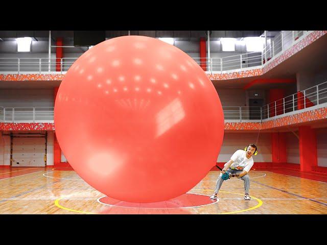 INFLUED AND BURST THE BIGGEST BALL IN THE WORLD!