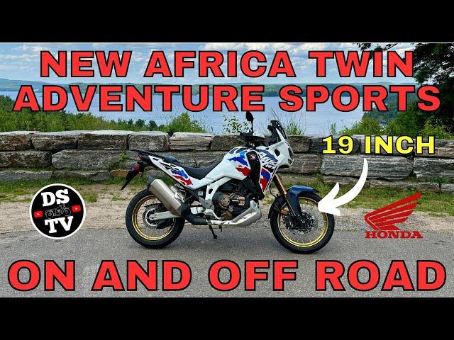 Honda Africa Twin Adventure Sports On and Off Road Test and Review 19 Inch Front Wheel