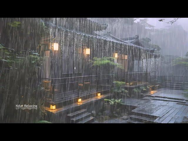 Relaxing rain sounds are music played by nature, Helps sleep and relax