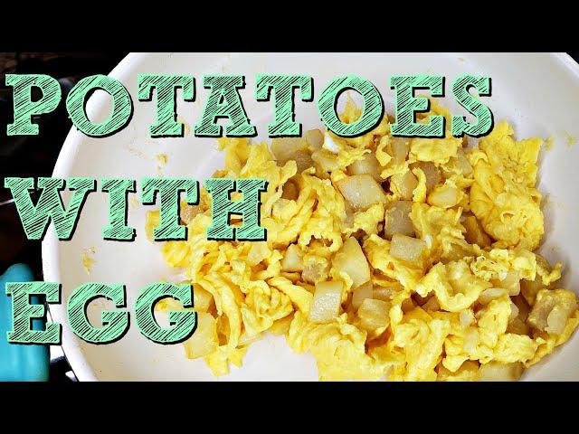 Eggs and Potatoes Recipe | How To Cook PAPAS CON HUEVO