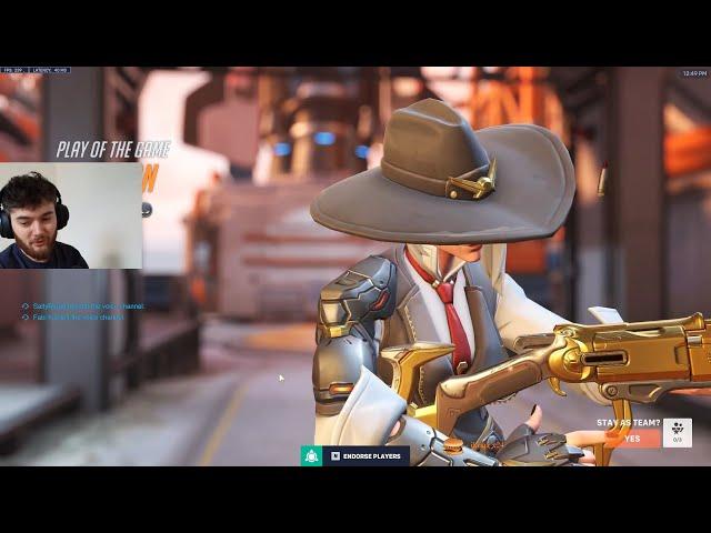 How to carry on ASHE! POTG! DAFRAN ASHE OVERWATCH 2 GAMEPLAY SEASON 15