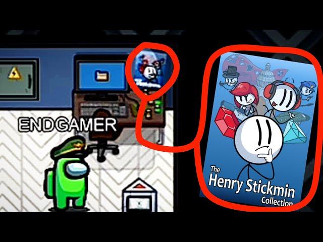 Among us And Henry Stickmin Easter Eggs/References(read description)