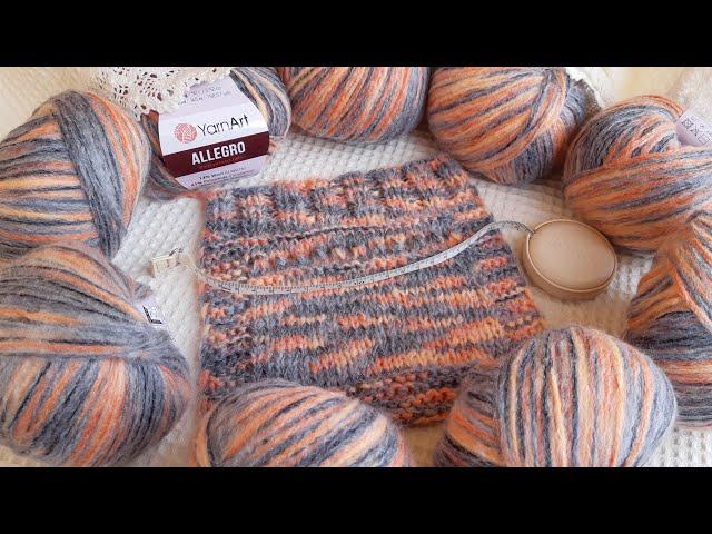 ALLEGRO от Yarn Art  / Первое впечатление от пряжи  #обзорпряжи #пряжаALLEGRO