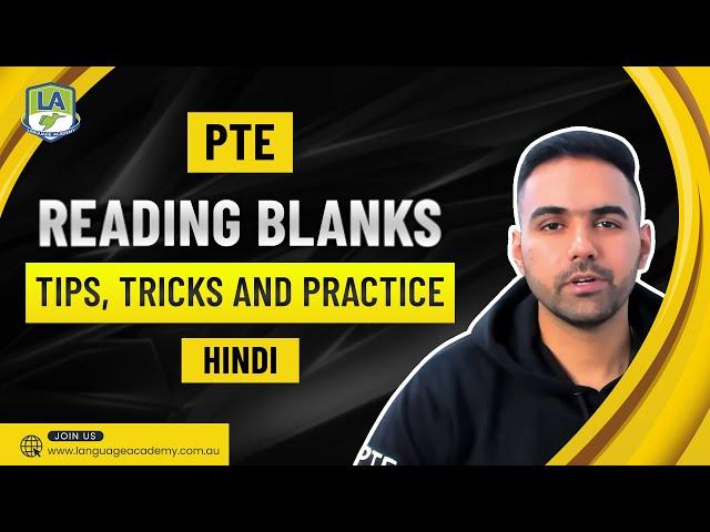PTE Reading Fill in the Blanks Tips, Tricks and Strategies | Practice Explanation | Language Academy
