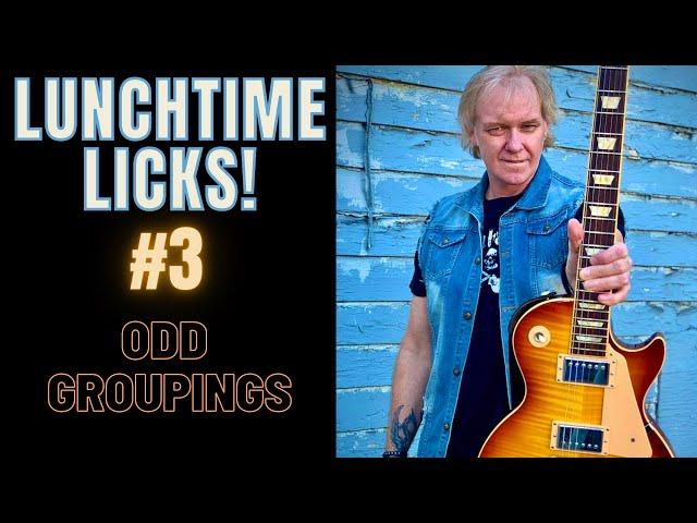 Jeff Marshall's LUNCHTIME LICKS #3 - Odd Groupings - Guitar Lesson