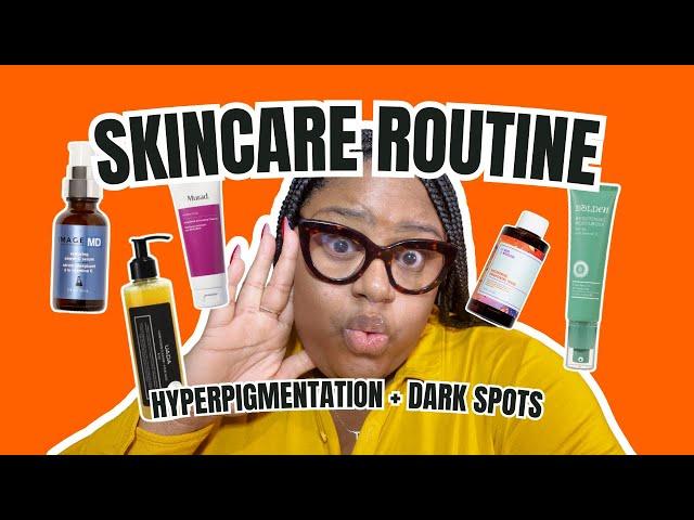 MY SKINCARE ROUTINE | 15 Products to Fade Dark Spots and Clear Hyperpigmentation #skincareroutine